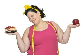ожирение из-за вкусной и высококалорийной еды